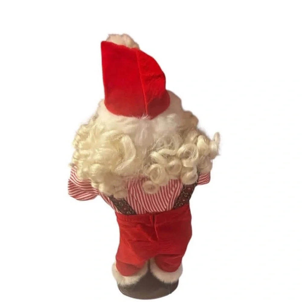 JINGLE BELL ROCK DANCING SANTA Dillards Rock Santa Collectible Original Box - Picture 4 of 7